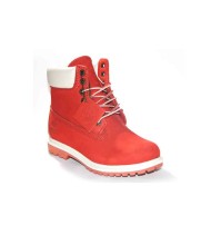 Женские ботинки Timberland Classic красные зимние