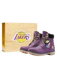 Timberland ботинки 6 inch premium boot nba los angeles lakers фиолетовые
