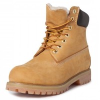 Timberland ботинки 10063 желтые зимние с мехом (36-46)