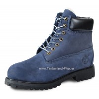 Timberland ботинки 10061 синие зимние с мехом (36-46)