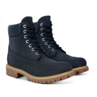  Timberland ботинки 10061 темно-синие зимние с мехом (36-46) 