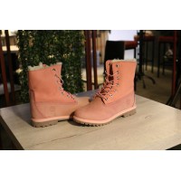 Ботинки Тимберленд Teddy Fleece pink розовые (36-41)