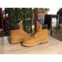 Timberland ботинки 10063 желтые зимние с мехом (36-46)