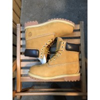 Timberland ботинки 10063 желтые зимние с мехом (36-46)