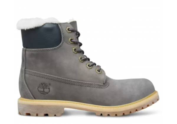 Timberland ботинки 6 Inch Shearling Boot серые