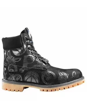 Timberland Ботинки NBA LOGO WATERPROOF черные демисезонные