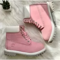 Timberland ботинки 10061 розовые зимние с мехом (36-41)