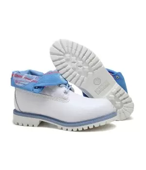 Мужские ботинки TIMBERLAND ROLL-TOP БЕЛЫЕ  (41-45)
